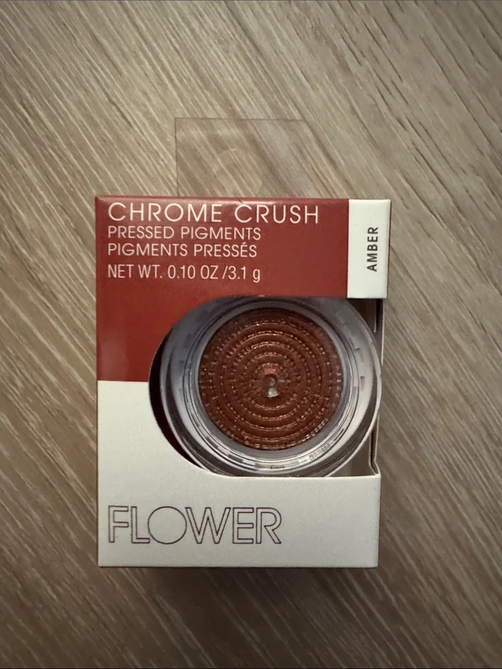 Flower Chrome Crush Pressed Eyeshadow Pigment - Amber NEW 🏷️